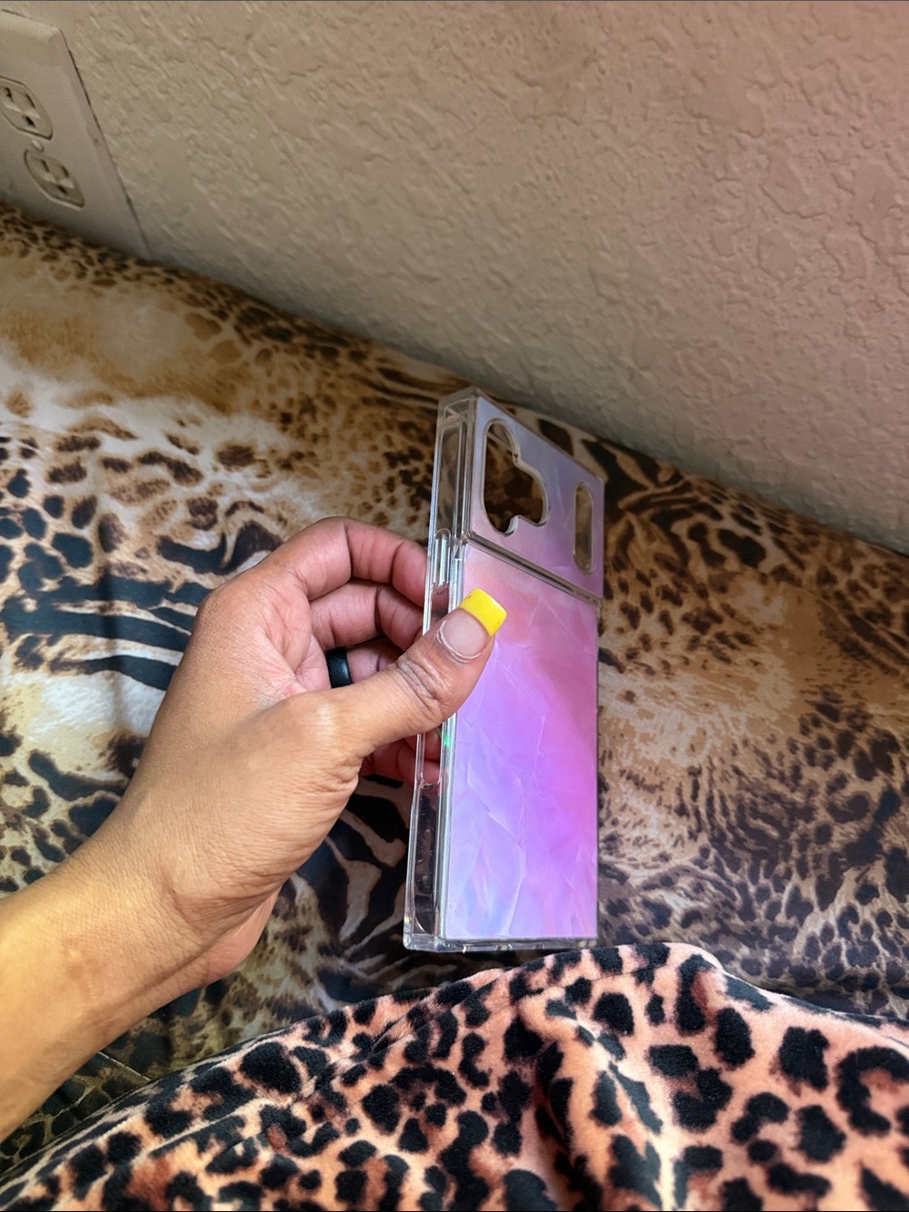 Purple Gradient Phone Case - Compatible Cell Phone Accessory - Picture 3 of 3